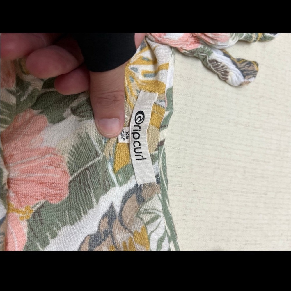 Rip Curl XS tie shoulder mini dress - Picture 4 of 8